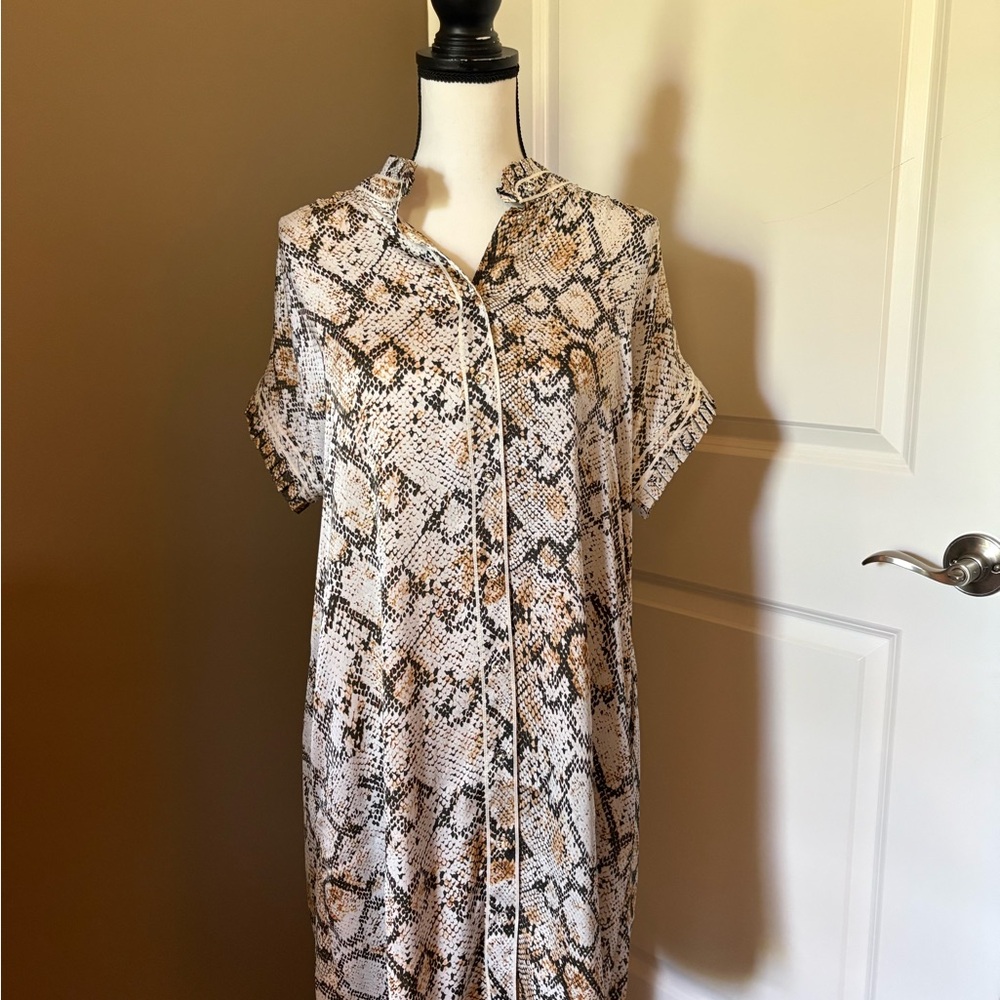 Cobra Dress CAbi Snake Print Short Sleeve Dress